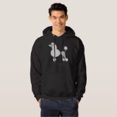 Poodle Persönlichkeit Hoodie (Vorne ganz)