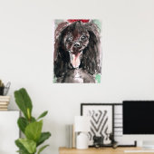 Poodle Poster (Heimbüro)