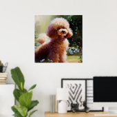 Poodle Poster (Heimbüro)