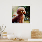 Poodle Poster (Küche)