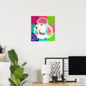 Poodle Poster (Heimbüro)