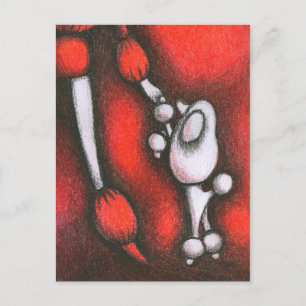 Poodle Postkarte