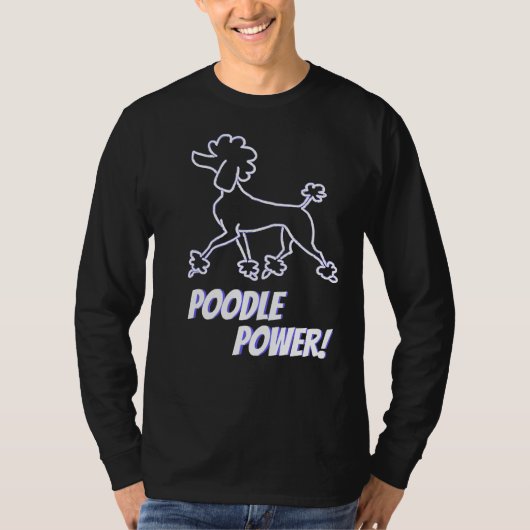 Poodle Power! T-Shirt (Vorderseite)