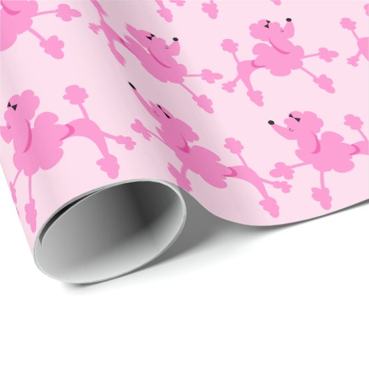 Poodle Power Wrapping Paper Geschenkpapier (Rolleneckpunkt)