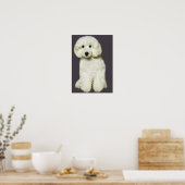 Poodle Print Poster (Küche)
