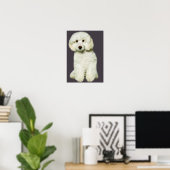 Poodle Print Poster (Heimbüro)