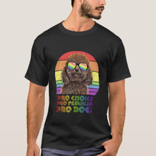 Poodle Pro Choice Pro Feminism Pro Dogs LGBTQ Femi T-Shirt