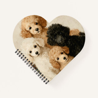 Poodle Puppies Notizblock