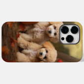 Poodle Puppy Autumn Delight Pumpkin Case-Mate iPhone Hülle (Rückseite (Horizontal))