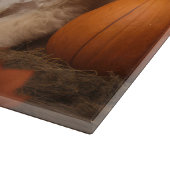 Poodle Puppy Autumn Delight Pumpkin Schneidebrett (Ecke)