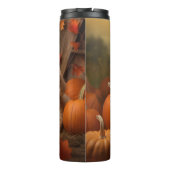 Poodle Puppy Autumn Delight Pumpkin Thermosbecher (Rückseite)