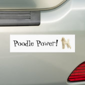 Poodle — Puppy Clip Autoaufkleber (Auf Auto)