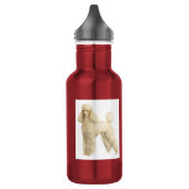 Poodle — Puppy Clip Edelstahlflasche (Links)