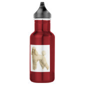 Poodle — Puppy Clip Edelstahlflasche (Rechts)