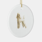 Poodle — Puppy Clip Keramik Ornament (Rechts)