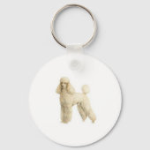 Poodle — Puppy Clip Schlüsselanhänger (Vorderseite)