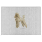 Poodle — Puppy Clip Schneidebrett (Vorderseite)