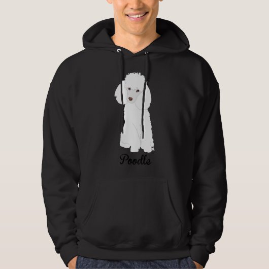Poodle Puppy Hoodie (Vorderseite)