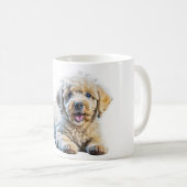 Poodle Puppy Kaffeetasse (VorderseiteRechts)
