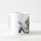 Poodle Puppy Kaffeetasse (Vorderseite Links)
