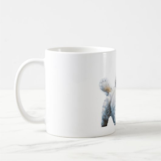 Poodle Puppy Kaffeetasse (Links)