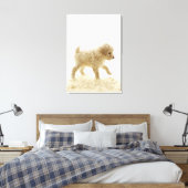 Poodle Puppy Leinwanddruck (Insitu (Schlafzimmer))