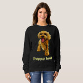 Poodle Puppy-Liebe Sweatshirt (Vorne ganz)