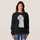 Poodle Puppy Sweatshirt (Vorne ganz)