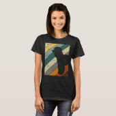 Poodle Retro Style Hund Lover T-Shirt (Vorne ganz)