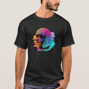 Poodle Retro Synthwave Ästhetik T-Shirt