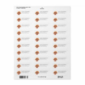 Poodle Return Address Labels (Vorne)