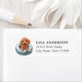 Poodle Return Address Labels (Insitu)