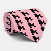 Poodle-Rock der 50er Jahre Inspirierte Neck Tie Krawatte (Gerollt)