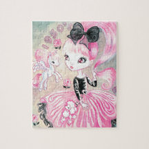 Poodle-Rock-Girl der 50er Jahre