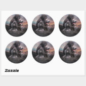 Poodle Rock Sticker (Blatt)