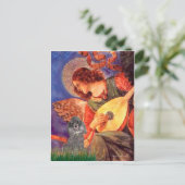 Poodle(s) - Mandolin Angel Postkarte (Stehend Vorderseite)