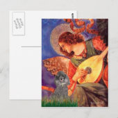Poodle(s) - Mandolin Angel Postkarte (Vorne/Hinten)