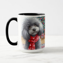 Poodle Santa I kann Weihnachten Kaffee Tasse erklä