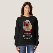 Poodle Santa Xmas Sweatshirt (Vorne ganz)