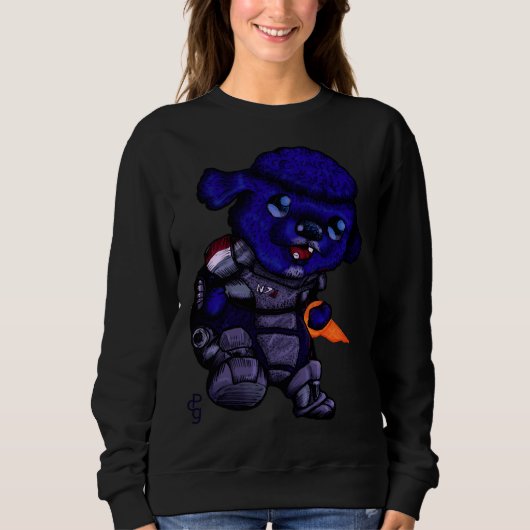 Poodle Schäfer Sweatshirt (Vorderseite)