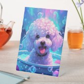 Poodle - Schild "Pedestal" (In Situ)