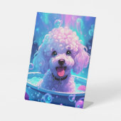 Poodle - Schild "Pedestal" (Vorderseite)