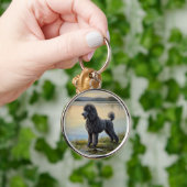 Poodle Schlüsselanhänger (Hand)