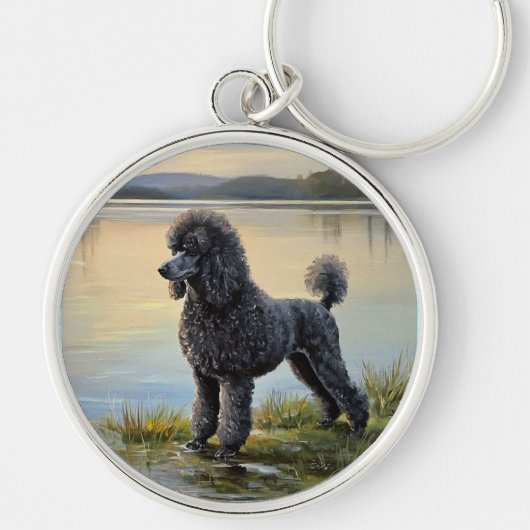Poodle Schlüsselanhänger (Vorne)