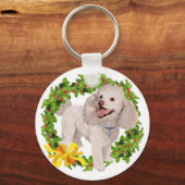 Poodle Schlüsselanhänger (Vorderseite)