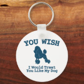 Poodle Schlüsselanhänger (Vorderseite)