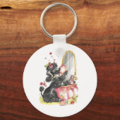 Poodle Schlüsselanhänger (Vorderseite)