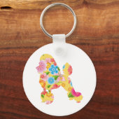Poodle Schlüsselanhänger (Vorderseite)