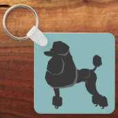 Poodle Schlüsselanhänger (Vorderseite)