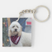 Poodle Schlüsselanhänger (Rückseite)